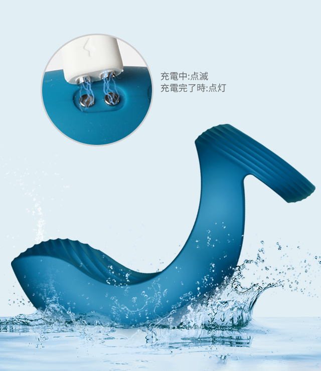 ZEMALIA URSULA ダブルリング型 電動ペニスリング 持久力アップ 射精時間延長