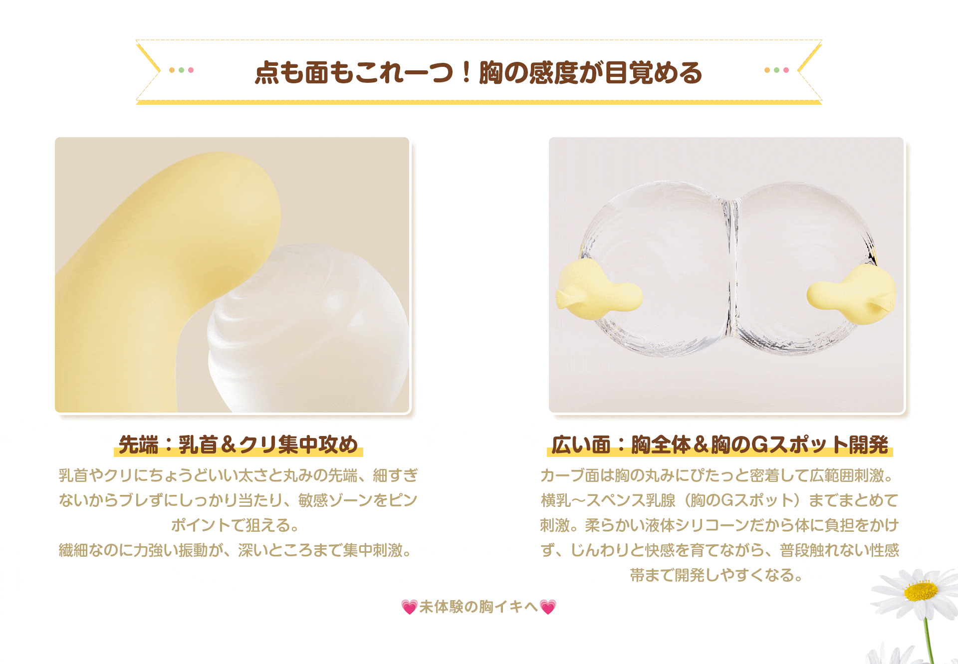 ToyCod | BeYourLover プニコ 胸イキ開発 ローター クリイキ チクニー 温感振動 超静音 ラブグッズ